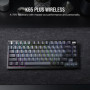 Corsair K65 Plus Wireless Clavier de Jeu mécanique remplaçable à Chaud 75% RGB - Interrupteurs linéaires MLX Red pré-lubrifiés -
