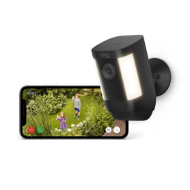 Caméra de Surveillance - RING - Spotlight Pro Batterie - Noir - Vision nocturne - HD 1080p - Sans fil