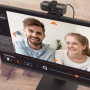 j5create Webcam Grand Angle 4K avec Microphone pour la vidéoconférence, la Diffusion en continu, l'enregistrement en Ligne, Comp