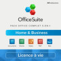 OfficeSuite Home & Business – Licence à vie – Documents, Sheets, Slides, PDF, Mail & Calendar pour 1 PC Windows