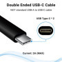 Ugee Câble USB-C vers USB-C Complet Compatible avec Tablette Graphique avec Ecran U1200/U1600