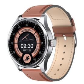 TOOBUR Montre Connectée Homme Femme Lunette Métal avec Podomètre, Smartwatch 100 Sports, Répondre Passer Appel et Cardiofrequenc