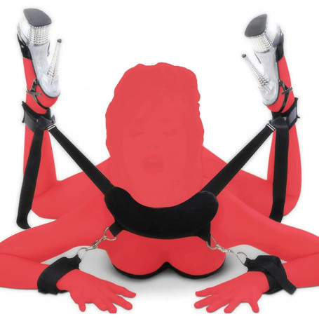 Hoxyluck Kits de Bondage Menotte Femme Sexy érotique Sex Toýs Accessoires Jouet Sexualité Couple Retenue et Bondage Bondagerie 