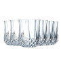 Cristal d'Arques Paris - Collection Longchamp - 6 Verres Hauts 23cl en Kwarx - Brillance, Transparence et Haute Résistance - Mou
