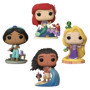 Funko Pop! Disney Princess - Ultimate Princess Glow 4-Pack
