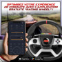 Spirit Of Gamer - RACE Wheel FORCE, Volant PS4 avec Levier de Vitesse et Pédalier, Pour PC, PS4, PS3, XBOX ONE, Volant avec Pale
