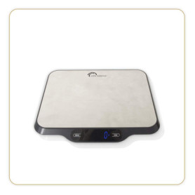 LITTLE BALANCE 8123 Parfait 15 - Balance postale, pèse colis jusqu'à 15kg - Maintien de l'affichage pour les colis volumineux