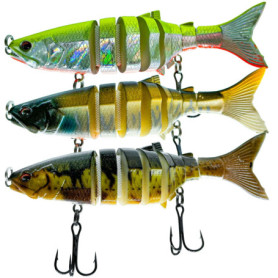 Pack Leurre pour la pêche du carnassier Efficace et REDOUTABLE [+ DE Haute QUALITÉ] Poisson Nageur, pour la Peche du Brochet, Sa