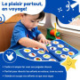 Nene Busy Board Montessori – Jouet éducatif 2 à 6 Ans garçon Fille – Planche d’activités sensorielle sans écran – Lettres, Chiff