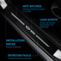 ODOKIT Seuil De Protection Fibre De Carbone Noir - Compatible avec Mini Hatch Countryman Clubman Cabrio - Accessoires 4 Pièces -