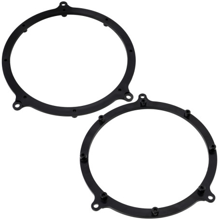 AERZETIX - C11589 - Lot de 2 Adaptateurs de Haut-parleurs Ø165 mm - côté de Montage: portière arrière - Compatible avec A3, A4 1