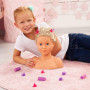 Bayer Design 90005AB Tête à Coiffer et Maquiller Super Model avec Accessoires, tête coiffante Enfant, Cheveux blonds