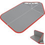 Westmark 62192270 Planche à découper pliable en plastique 3 en 1 Gris/rouge