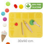roba x Play-Doh Set de Jeu Extra-Large - Kit de Pâte à Modeler avec Boîte en Toile, Tapis Créatif 3D, 12 Pâtes, Outils en Bois e