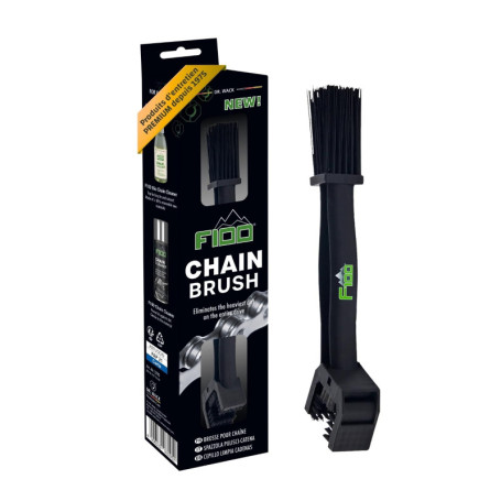 Dr. Wack - F100 Brosse pour chaînes de vélo - Nettoyage efficace et rapide des chaînes - Brosse de nettoyage pour chaînes de vél
