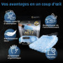 Dr. Wack - A1 Gant de Lavage pour Voiture - Microfibre de première qualité - Ultra Doux & extrêmement absorbants - pour Un Netto