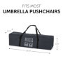 hauck Bag Me Sac de Transport pour Poussettes, 115 x 31 cm, Sac Poussette Canne, Matériaux Résistant Et Solide, Rangement Organi