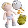 HABA - Poupon Maxime - Poupée Lavable 30 cm - Cadeau bébé - Dès 18 Mois - 306637