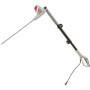 Ikra Taille-haie télescopique électrique ITHS 600, sangle incluse, 600W, longueur de coupe 51cm, réglage de l'angle de coupe