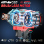Avhrit Clé à Chocs Sans Fil Brushless avec 2x 4.0 Ah Batteries, 700N.m/Ft-lbs Boulonneuse à Choc Electrique, 21V Visseuse à Choc