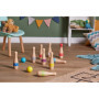 small foot Jeu de quilles Active, en Bois, Jeu d'intérieur et d'extérieur, pour Enfants à partir de 3 Ans, 11912