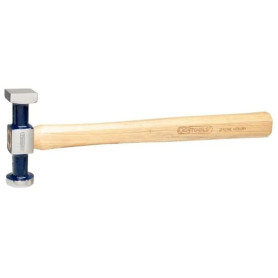 KS TOOLS KSTools 140.2138 Marteau Postillon Standardpanne Plate en Acier Poli Manche Hickory
