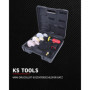 KS Tools - 515.5110 - Mini-ponceuse 2,5 mm - Ponceuse excentrique pneumatique - Polisseuse voiture et accessoires - Livré en cof
