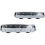 BRILLIANT TOOLS BT691155 Tablette magnétique / jeu de coques en inox, 65 x 226 mm, 2 pièces [Powered by KS TOOLS], Inconnu
