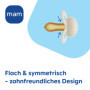 MAM Start Lot de 2 tétines en latex, spécialement conçues pour les nouveau-nés, en matériaux durables et biologiques renouvelabl