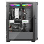 Xilence X613 XILENT Blade II Boîtier PC Gaming, 3X Ventilateurs ARGB 120mm, Boîtier ATX Midi Tower, Mesh Front Panel pour Une Bo