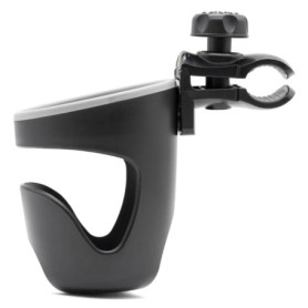 Zamboo Porte Gobelet Poussette Universel, Fixation Antidérapante Caoutchouté, Support Biberon et Bouteille, Accessoire Bebe Land