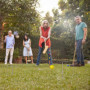 Relaxdays Jeu de Croquet en Bois, 6 Joueurs, Enfants et Adultes, Set Complet avec Sac, maillets, Plusieurs Couleurs