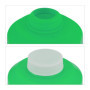 Relaxdays Solution Rechargeable pour Bulles de Savon, Lot de 2, 1 L par Bouteille, Liquide, pour souffleurs, Vert