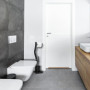 Relaxdays Serviteur WC, Non Fixe, Support pour Papier Toilette, Brosse et Porte-Brosse, H x L x P: 75x18,5x18,5 cm, Noir