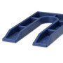 Relaxdays entretoise en Plastique, Lot de 288, Cales de vitrage en 6 Tailles, espaceurs, 1-6 mm, différentes Couleurs