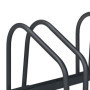 Relaxdays Râtelier pour 5 vélos, Roues de Largeur 60 mm Max., Porte-vélos en métal, Anthracite