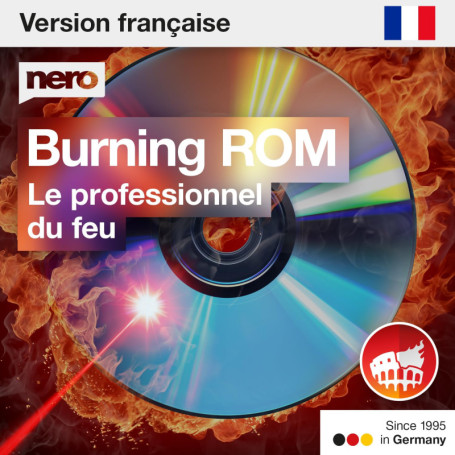 Nero Burning ROM 2025 | L'original | Logiciel de gravure pour Windows 11, 10, 8, 7 | Graver, copier, sécuriser, ripper | logicie