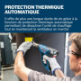 Bosch Professional Décapeur thermique GHG 23-66 (jusqu'à 650°C, 4 programmes personnalisables, buses incluses, set de gaines the