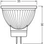 OSRAM Spot LED | Culot GU4 | Blanc chaud | 2700 K | 4,20 W | Equivalent à 35W | LED STAR MR11 12 V