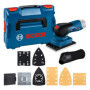 Bosch Professional 12V System ponceuse vibrante sans-fil GSS 12V-13 (compatible avec système Click & Clean Bosch, avec 3 plateau