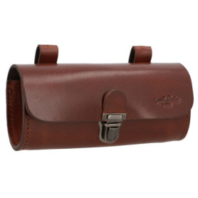 Gusti Fabrice P. Sacoche de selle en cuir - Sacoche de guidon de vélo - Sac à outils - Sac de rangement - Sac de rangement - Sac