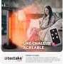 tectake® Chauffage Electrique Infrarouge Silencieux Chauffage exterieur terrasse réglable économique 500W, 1000W & 1500W Chauffa
