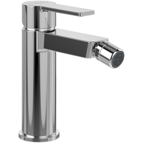 Robinetterie à levier unique Villeroy & Boch Architectura pour bidet, robinet pour bidet avec tirette, mitigeur pour bidet à éco