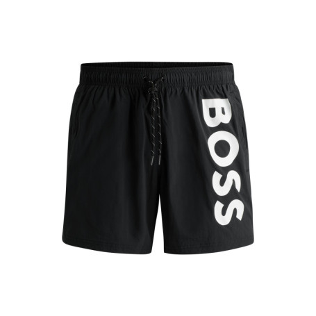 Boss Hommes Octopus Short de Bain à Logo Contrastant en Tissu à séchage Rapide