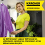 Kärcher Suceur vapeur pour repasser verticalement - Compatible avec les nettoyeurs à vapeur SC Kärcher, pour repasser facilement