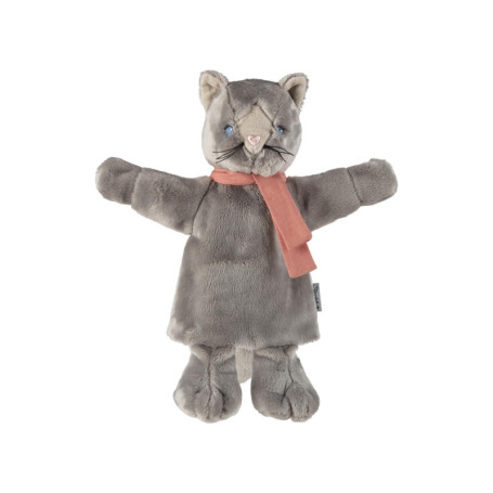 Marionnette à Main Chat Douce pour théâtre Kasperle pour raconter des Histoires et Premier Jeu de rôle pour Filles et garçons