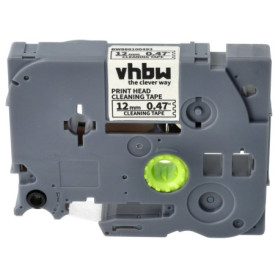 vhbw Cassette de nettoyage de tête d'impression compatible avec Brother PT H101C, H101GB, H101, H100LB, H100R imprimante d'étiqu