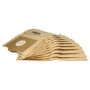 vhbw 10x Sacs compatible avec Rowenta ZR76, ZR765 aspirateur - papier, 32cm x 19cm couleur sable