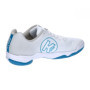 Kempa Mixte Wing 2.0 Chaussures de Handball, Blanc/Bleu, 40.5 EU