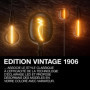 OSRAM Vintage 1906® Classic Edison Fil LED lampe, e27, fumée, 4W, 140lm, 1800k, couleur de confort blanc chaud, consommation trè